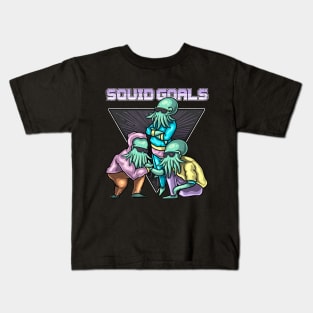 Squid Goals - Cthulhu Squad Goals Kids T-Shirt